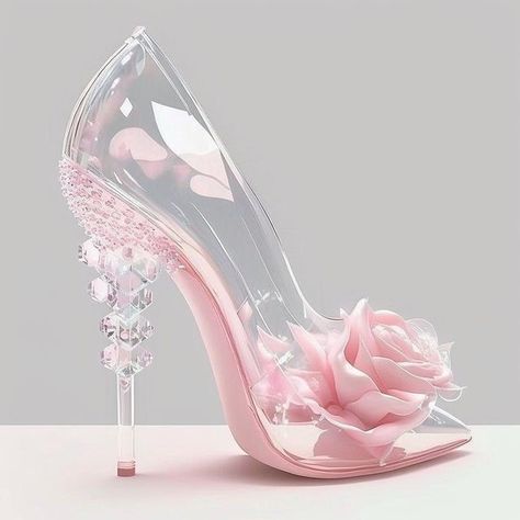 Whimsical Shoes, Magic Shoes, Fairy Shoes, Glass Shoes, Fashion Shoes Heels, Cute Shoes Heels, Shoes Heels Classy, Fantastic Shoes, Fancy Shoes