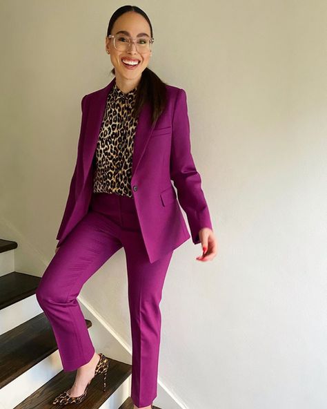 What Meena Harris, Founder & CEO of Phenomenal, Wears to Work Meena Harris, Interview Style, Phenomenal Woman, Business Outfits Women, Business Casual Work, Better Style, Purple Shirt, The Joker, Casual Work Outfits