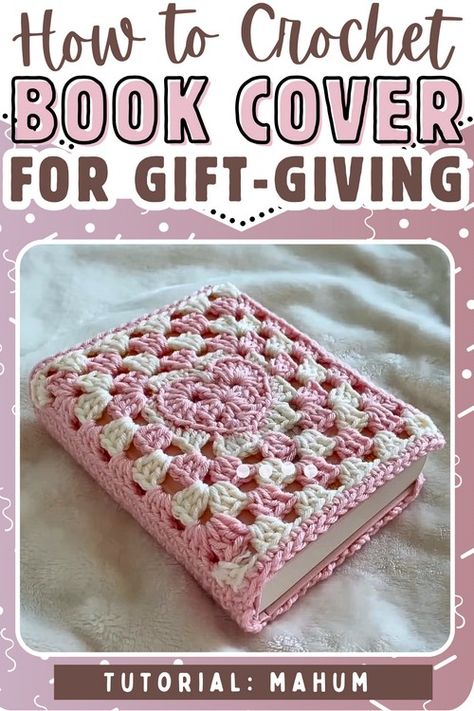 Book Cover Crochet Free Pattern Easy, Crochet Bible Cover Free Pattern, Crochet Book Cover Pattern, Book Cover Crochet Free Pattern, Crochet Book Cover Free Pattern, Crochet Bible Cover, Easy Crochet Gift Ideas, Crochet Candle Cozy, Spiral Crochet Pattern