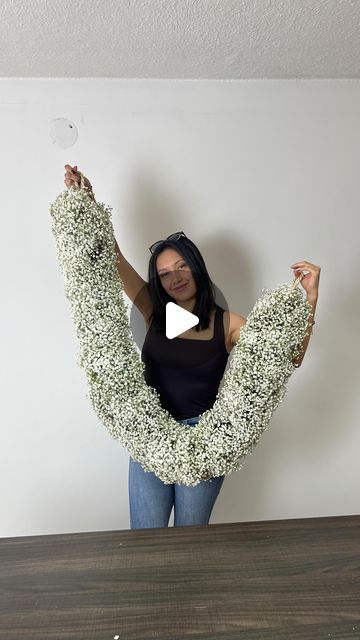 45K views · 1.2K likes | EC Flowers & More on Instagram: "Gypsophila Garland! Perfect for centerpieces or arch for christmas Season 🎄🎅🏼 #hanginginstallation #floraldesign #floralinstallation #wedding #weddingflorist #weddings #weddingflowers #flowerstagram #flowerpower #floristofinstagram #weddingflorals #bridalbouquet #bouquet #weddingbouquet #ranunculus #roses #floralsforspring #flowerlover #flowerlovers #flowerslove #florists #floristslife #floweroftheday #eventflorist #roses #greenhouse #farmfresh #freshcutflowers #wholesaleflorists #wholesaleflowers" Gypsophila Garland, Gypsophila Bouquet, Gypsophila Wedding, Fresh Cut Flowers, Wholesale Flowers, Ranunculus, Flower Lover, Wedding Florist, Wedding Arch