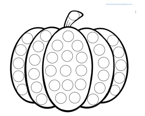 Just A Dot Not A Lot Pumpkin, Paint Dot Activities, Fall Dot Art Printables, Dot Paint Coloring Pages, Pumpkin Dot Painting, Halloween Dot Art Printables Free, Pumpkin Dot Painting Printable, Pictures Of Pumpkins Fall, Halloween Dot Marker Printables