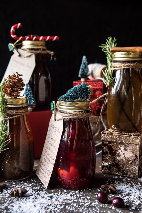 Holiday Gifting: Homemade Simple Syrups: pair with a bottle of liquor for a great gift that will be enjoyed beyond the season! @halfbakedharvest.com Holiday Potpourri, Orange Simple Syrup, Half Baked Harvest Recipes, Simple Syrups, Homemade Holiday Gifts, Make Simple Syrup, Harvest Recipes, Coffee Syrup, Half Baked