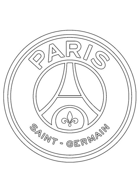 Paris Saint-Germain F.C. Colouring page Forearm Cover Up Tattoos, Printable Animal Masks, Soccer Drawing, Paris Saint Germain Fc, Football Drawing, Time Tattoos, Football Logo, Cover Up Tattoos, Sketches Easy