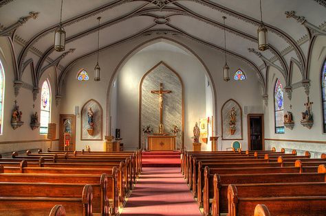 St Boniface Catholic Church, Westmoreland, Pennsylvania Bloxburg Church, Church Layout, Chapel Architecture, Protestant Church, Old Catholic Church, St Boniface, Church Design Architecture, Sacral Architecture, Resturant Design