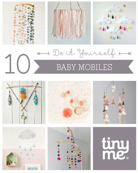 10 DIY Baby Mobiles ~ Tinyme Mobil Origami, Diy Baby Mobile Tutorial, Homemade Mobile, Baby Crib Diy, Egypt Project, Diy Crib, Diy Baby Mobile, Baby Furniture Sets, Kids Deco