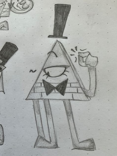 Drawings With Charcoal, Bill Cypher, Cipher Art, Gravity Falls Bill Cipher, Fall Drawings, Gravity Falls Funny, How To Act, Gravity Falls Bill, Desenhos Gravity Falls