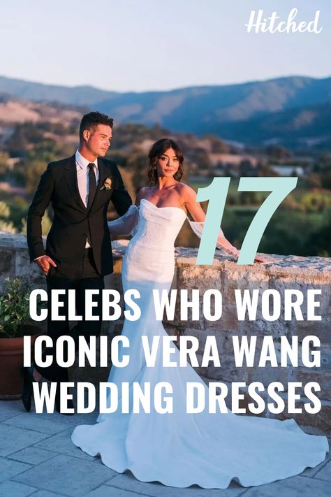 Ever since we saw Kate Hudson in that Vera Wang Bride Wars dress, we’ve been completely obsessed with celebrity brides who wore Vera Wang wedding dresses! Though, disclaimer, we can’t back the whole ‘You alter yourself to fit Vera’... Even the most renowned wedding dress designers welcome alterations and for anyone who needs to hear it, you don’t need to lose weight for your wedding! Vera Wang Wedding Dress Vintage, Bride Wars Dress, Vera Wang Wedding Dresses, Italian Wedding Dress, Celebrity Brides, Vintage Italian Wedding, Vera Wang Wedding Dress, Bride Wars, Vera Wang Bridal