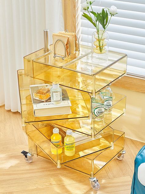 Smarter Shopping, Better Living! Aliexpress.com Nordic Coffee Table, Nightstand With Drawers, Tall Nightstand, Acrylic Countertop, Acrylic Side Table, Acrylic Products, Tall Nightstands, Small Bedside Table, Countertop Material