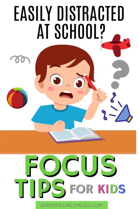 Focus In Class Tips, Add Kids Tips, How To Build Focus, Tips For Concentration, How To Help Kids Focus In School, Focus Activities For Preschoolers, Focus Activities For Kids, Concentration Tips, Focus Techniques