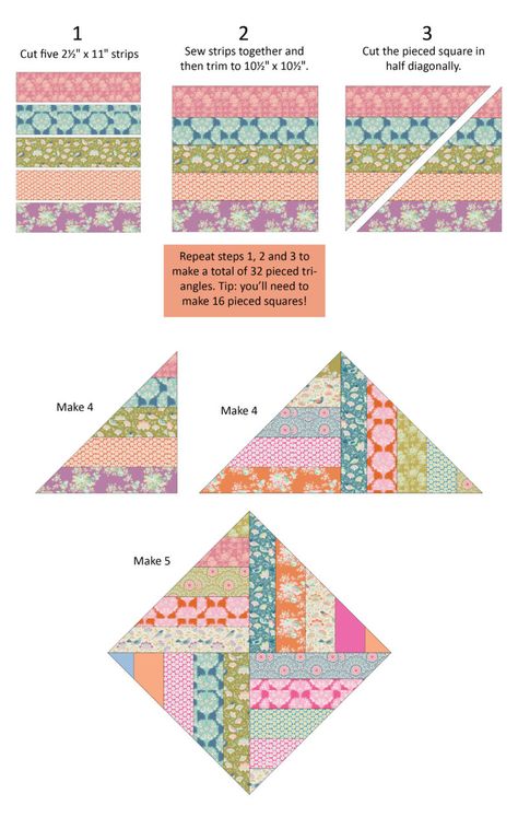 Take 5 Quilt Pattern, Quilt Layout Ideas, Quilt Business, Scrappy Quilting, Diamond Quilts, Seminole Patchwork, Colchas Quilting, Quilt Techniques, Projek Menjahit