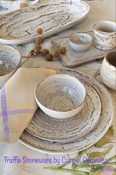 Desert Home Decor, Appetizer Dishes, Ceramic Stoneware, Mini Bowls, Cream Tones, Oval Tray, Dip Bowl, Appetizer Plates, Cereal Bowl