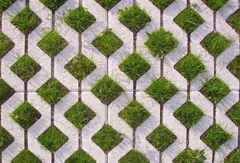 Backyard Grass Alternative, Pervious Pavers, Grass Paving, Permeable Driveway, Grass Alternative, Vertikal Garden, Grass Pavers, Permeable Paving, Permeable Pavers