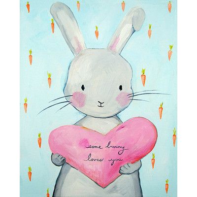 Easter Watercolors, Easter Canvas Painting, Bunnies Illustration, Easter Canvas, Easter Paintings, Painted Slate, Bunny Painting, Rabbit Painting, Some Bunny Loves You