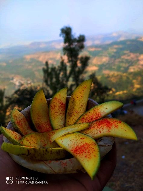 So delicious you should try this once unripe mangoes which decorated by spicy masalas best combination #Sinhagad fort #food #fort #treak#maharashtra#nature Sinhgad Fort, Sinhagad Fort, So Delicious, Amazing Destinations, Pune, Fort, Fruit, Nature