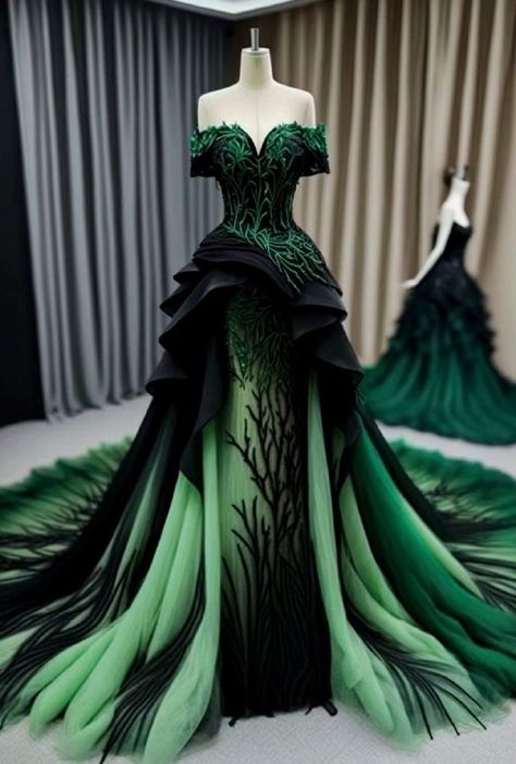 Fantasy Outfits, Fantasy Dresses, Fashion Illustration Dresses, Prom Dress Inspiration, Ball Gowns Evening, Fantasy Gowns, Pretty Prom Dresses, Fairytale Dress, Dream Dresses