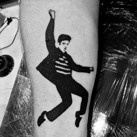 60 Elvis Presley Tattoos For Men - King Of Rock And Roll Design Ideas Elvis Presley Tattoos, Elvis Presley Tattoo, Elvis Presley Old, Rock And Roll Design, Elvis Tattoo, Rockabilly Tattoos, King Of Rock And Roll, Rockabilly Tattoo, Vegas Tattoo