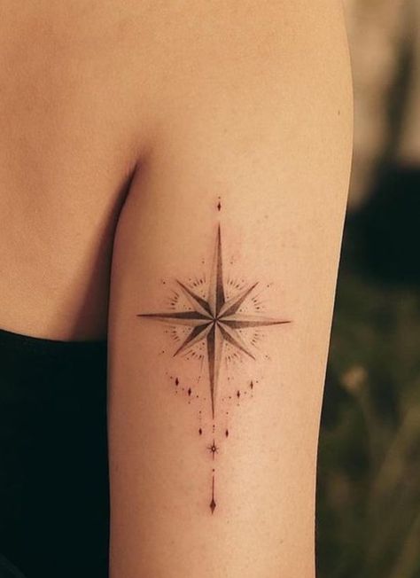 Aesthetic Compass Tattoo, Delicate Compass Tattoo, Compass Sternum Tattoo, Female Compass Tattoo, Sun Compass Tattoo, Fine Line Compass Tattoo, Compass Tattoo Feminine, North Star Tattoo, Fine Line Tattoo Designs