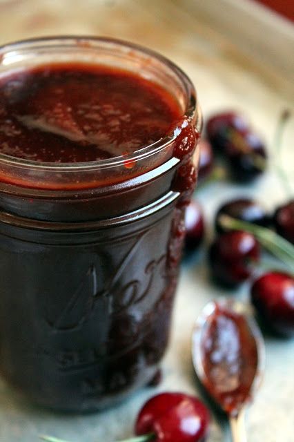 Cherry Balsamic BBQ Sauce Cherry Bbq Sauce, Stay At Home Chef, Barbecue Sauce Recipes, Bbq Sauce Recipe, Cherry Recipes, Fresh Cherries, Savory Sauce, Sweet Cherries, Gazpacho