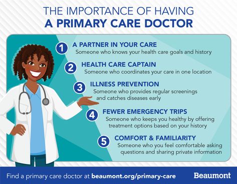 From regular checkups to minor illnesses or anything more serious, your primary care doctor is there for you every step of the way. Direct Primary Care, Primary Health Care, Medical Practice Management, Primary Care Doctor, Insurance Marketing, Primary Care Physician, Practice Management, Urgent Care, Happy Minds