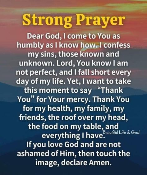 Daily Prayers Mornings, Powerful Morning Prayer, Prayer For My Family, Prayer For Guidance, Deliverance Prayers, Good Morning Spiritual Quotes, Morning Prayer Quotes, Everyday Prayers, Spiritual Prayers