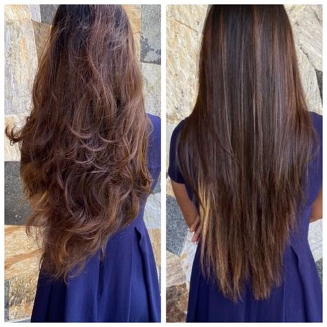 Fashion: #fashion, #style, #outfitinspiration, #beauty Hair Colour Before And After, Rebonded Hair, Before And After Hair, Covering Grey Roots, Before And After Haircut, Diy String Lights, Grey Roots, Embrace It, Hair Colours