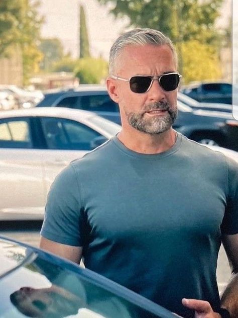 Short Hairstyles For Older Men, Knox Morgan, Silver Fox Hair, Older Men Haircuts, Jay Harrington, Older Mens Hairstyles, 50 Year Old Men, V Hair, Grey Hair Men