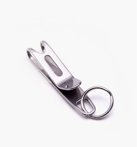 Key Rings, Key Chains & Carabiners - Lee Valley Tools Lee Valley Tools, Lee Valley, Accessories Packing, Key Clip, Pocket Clip, Personalized Accessories, Key Chains, Key Holder, Our Home