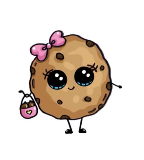 Drawing by Draw So Cute #cute #kawaii #chibi #cartoon #cookie #girl #chocolatechipcookie #chocolate #food #bake #dessert #purse #drawing #DrawSoCute Drawing Ideas Easy Sketches, Purse Drawing, Kawaii Chocolate, Cookie Logo, Chocolate Drawing, Cookie Drawing, Cute Cartoon Food, Kawaii Cookies, Draw So Cute