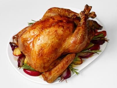 Good Eats Roast Turkey Recipe | Alton Brown | Food Network Turkey Brines, Perfect Roast Turkey, Roast Turkey Recipes, Turkey Brine, Roast Turkey, Alton Brown, Turkey Recipes Thanksgiving, Turkey Recipe, Roasted Turkey