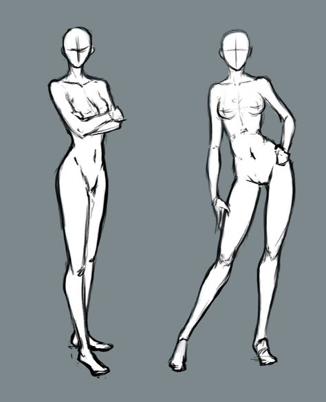 Female Pose Reference Full Body Drawing, Long Pose Figure Drawing, Drawing Reference Standing Female, Tall Woman Drawing Reference, Standing Oc Base, Women Full Body Drawing, Body Reference Drawing Woman Poses Standing, Bold Pose Reference, Women Standing Reference