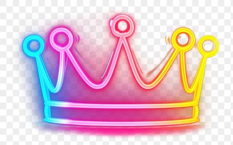 Neon Crown, Crown Icon, Crown Png, Blue Crown, Allu Arjun, 3d Render, Creative Studio, Free Png, Neon Signs