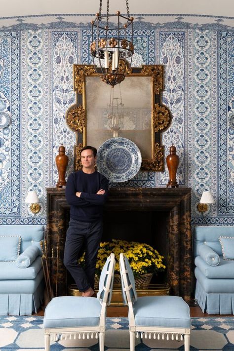 Style Profile: Mark D. Sikes Breaks the Internet Again | The Glam Pad | Bloglovin’ American Interior Design, Kips Bay Showhouse, Mark Sikes, Interior Design Career, Glam Pad, Mark D Sikes, Timeless Interior, American Interior, Timeless Interiors