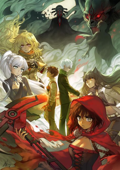 RWBY Volume 6 by https://www.deviantart.com/einlee on @DeviantArt Rwby Poster, Rwby Wallpaper, Rwby Volume, Rwby Characters, Team Rwby, Rwby Fanart, Rwby Anime, Rooster Teeth, Madison Square Garden