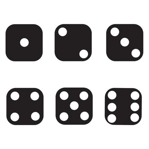 Dice Vector, Icon Set, Vector Art, Vector Free, Royalty, Royalty Free, For Free, Clip Art, Art