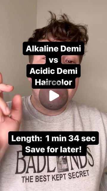 Blake Reed Evans on Instagram: "Let’s clear up some confusion between acidic and alkaline demi-permanents. Both are tools in their own right, but they’ve got some key differences that can help you decide which one to pick for your next color correction.  First off, **acidic demi-permanent hair colors** They’re super gentle, they don’t lift a clients natural hair color; instead, they work by depositing color into the outer layer of the hair,  adding tons of shine and a sheer wash of color that gradually fades over time. This type of color is fantastic for toning highlights, refreshing faded color, or adding depth and dimension without major commitment. Plus, the acidic nature helps to close the hair’s cuticle, leaving it looking super glossy and feeling smooth. The end result for most color Demi Color On Natural Hair, Demi Color Over Gray, Removing Permanent Hair Color, Demi Hair Color, Demi Permanent Hair Color, Hair Color Remover, Demi Permanent, Semi Permanent Hair Dye, Types Of Colours