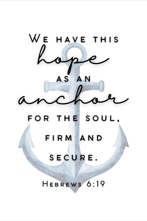 Hebrews 6:19, We have this hope as an anchor for the soul, Bible Wall Art, Printable, Scripture, Ocean Scene, Bible Verse Art, Bible Print, Digital Download, Download-Print-Frame Anchor Scripture Quotes, Hope Is An Anchor For The Soul, We Have This Hope As An Anchor, Hebrews 6:19, Ocean Bible Verses, Confirmation Verses, Anchor Bible Verses, Scripture Promises, Bible Verse Lettering