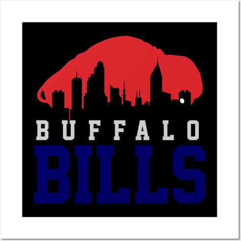 The Buffalo Bills are a professional American football team based in Buffalo, New York. Learn about the team's history, current roster, and recent successes in the NFL with this comprehensive guide -- Choose from our vast selection of art prints and posters to match with your desired size to make the perfect print or poster. Pick your favorite: Movies, TV Shows, Art, and so much more! Available in mini, small, medium, large, and extra-large depending on the design. For men, women, and children. American Football, Buffalo Bills, Buffalo Bills Football, Bills Football, Football Wall, American Football Team, Buffalo New York, The Buffalo, Football Team