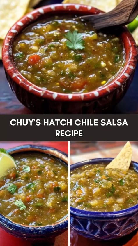 Chuy’s Hatch Chile Salsa Recipe – Culinary Chase Chuys Salsa, Green Chile Salsa Recipe, Chile Salsa Recipe, Hatch Chile Salsa, Hatch Chilies, Hatch Chili Recipes, Hatch Chile Recipes, Salsa Canning Recipes, Chile Salsa