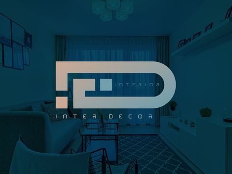 Logo Design for the interior company based in Karachi, Pakistan known as "Inter Decor Interior". Interior Design Card, Interior Decor Logo, Interior Design Logo Inspiration, Design Company Names, Decor Logo, Interior Designer Logo, Interior Logo, Small Living Room Ideas, Luxury Living Room Design