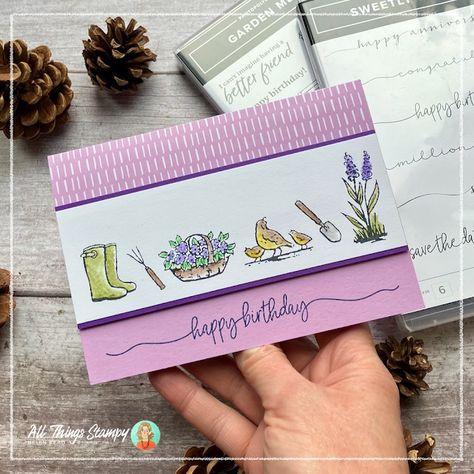 Garden Meadow Stampin Up Cards, Stampin Up Card Ideas, Garden Meadow, Easter Bunny Treats, Stampin Up Card, Counting Sheep, Fall Mini, Spring Cards, Stamping Ideas