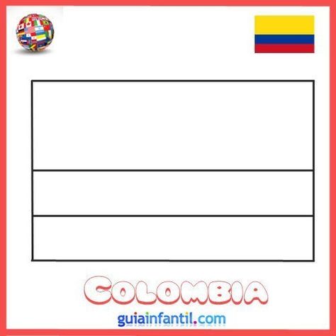 Dibujos de banderas de países para colorear con los niños Classroom Rules, Music Lessons For Kids, Christmas Lights Coloring Page, Pictures For Coloring, Colombia Flag, Classroom Rules Poster, Virtual Field Trips, Homeschool Lesson, Hispanic Heritage Month