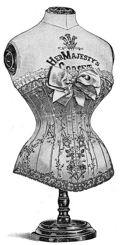 Victorian Fashion Women, Victorian Illustration, Victorian Corset, Images Vintage, Clip Art Vintage, Victorian Women, Victorian Art, Old Fashion, Antique Photos