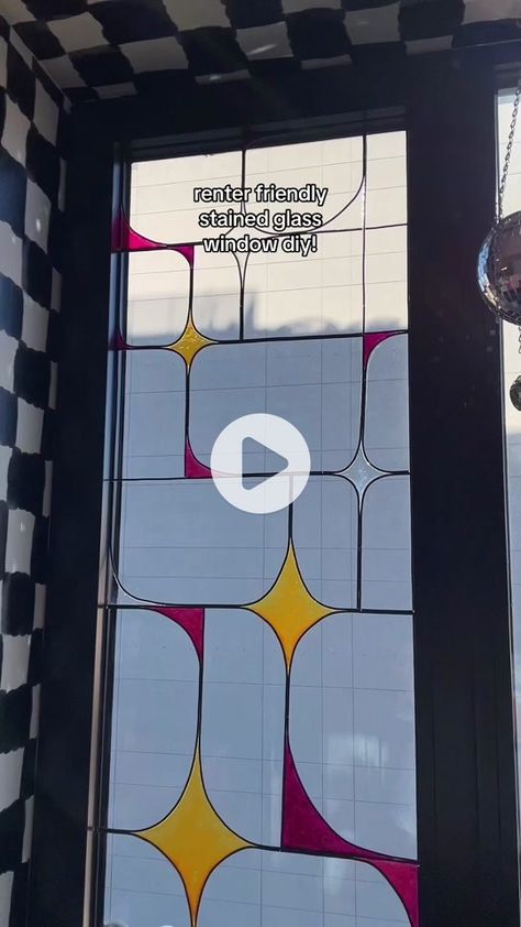 Discover videos related to renter friendly stained glass window on TikTok. Diy Stained Glass Window Renter Friendly, Renter Friendly Stained Glass Window, Fake Stained Glass Window, Loft Windows, La Apartment, Diy Stained Glass Window, Diy Shows, Stained Glass Diy, Diy Window