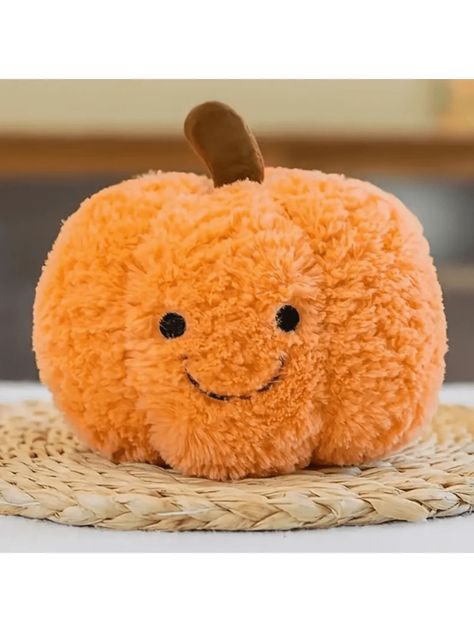 Halloween Dog Toys, Yellow Pumpkin, Thanksgiving Home Decor, Wedding Toss, Pumpkin Pillow, Orange Christmas, Pumpkin Pillows, Holiday Table Decorations, Plush Dog Toys