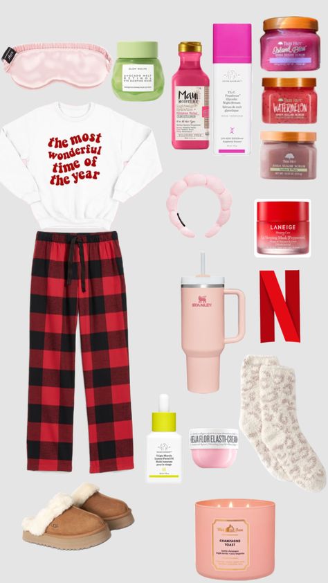 #￼ preppy night routine￼# Christmas Where To Get Christmas Pjs, Christmas Preppy Outfits, Preppy Night Routine, Christmas Routine, Christmas Morning Outfit, Preppy Christmas Outfit, Winter Christmas Outfits, Christmas Outfit Aesthetic, Cozy Christmas Outfit