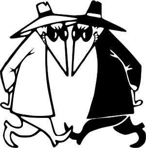 Spy-vs-Spy was my favorite video game. My favorite place to play was the kooky carnival. My sisters, my dad, and I would play this almost everyday down in the basement, but my dad always won. Mad Cartoon Network, Spy Cartoon, Spy Vs Spy, Mad Magazine, Video Advertising, Cultura Pop, Two People, Cartoon Network, Cartoon Art