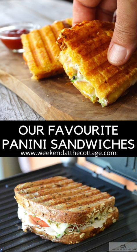 Best Bread For Panini, Panini Grill Recipes, Best Panini Recipes, Panini Press Recipes, Sandwich Recipes Panini, Protein Sandwich, Sandwich Maker Recipes, Panini Maker, Crispy Bread