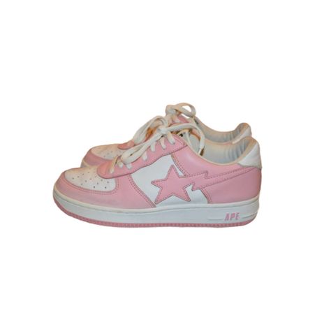 Pink Star Shoes, Pink Y2k Shoes, Y2k Shoes Png, Shoe List, Accessories Png, Shoes Png, Bape Sta, Streamer Dr, 2000s Pink