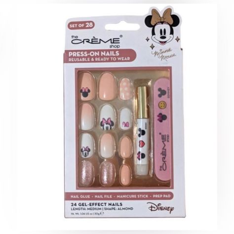 New In Box Unopened. Easily Apply These No-Chip Nails And Achieve A Perfectly Polished Manicure. Choose Between 24 Inclusive Sizes That Don’t Budge, And Are Made Durable To Glam On The Go! Benefits No Mess Ready To Wear Salon-Worthy Manicure Good To Know This Product Is: Cruelty-Free, Paraben-Free, Sulfate-Free, & Made With Love. Disney Princess Diy, Jack Nightmare Before Christmas, Minnie Mouse Nails, Shop Press, The Creme Shop, No Chip Nails, Creme Shop, Sally Nightmare Before Christmas, Disney Makeup