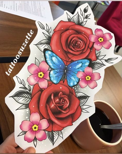 Flowers Tattoo Design, Small Crown Tattoo, Colour Tattoo For Women, Rose Flower Tattoos, Geometric Sleeve Tattoo, Flower Wrist Tattoos, Mom Tattoo Designs, Wrist Tattoos For Guys, Flower Tattoo Shoulder